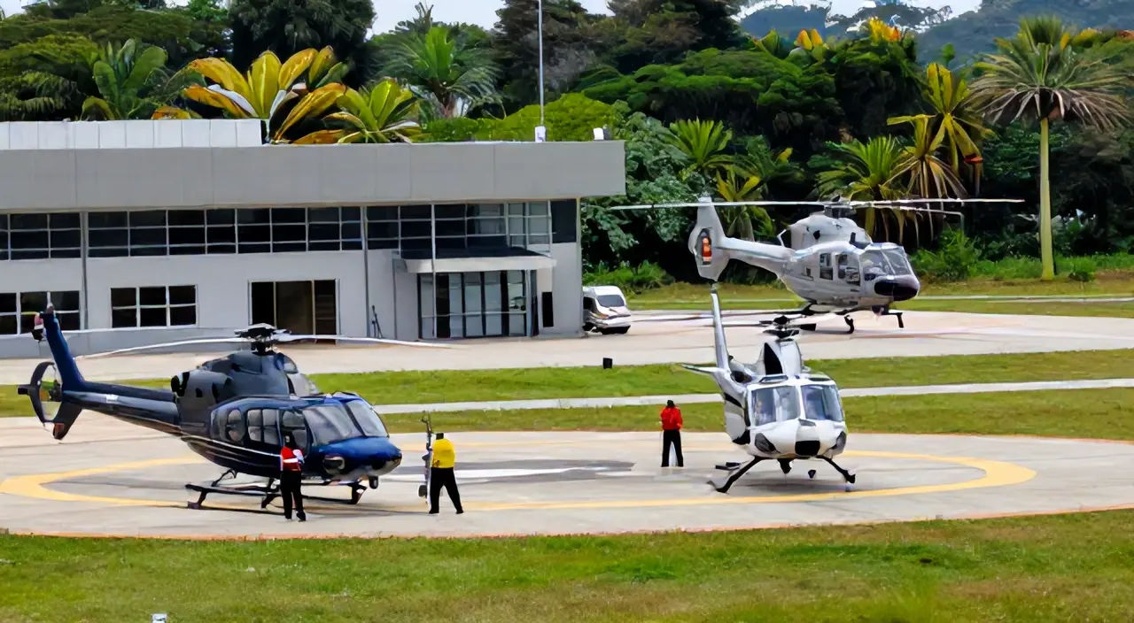 Imagem de Helicoptéros e Heliportos